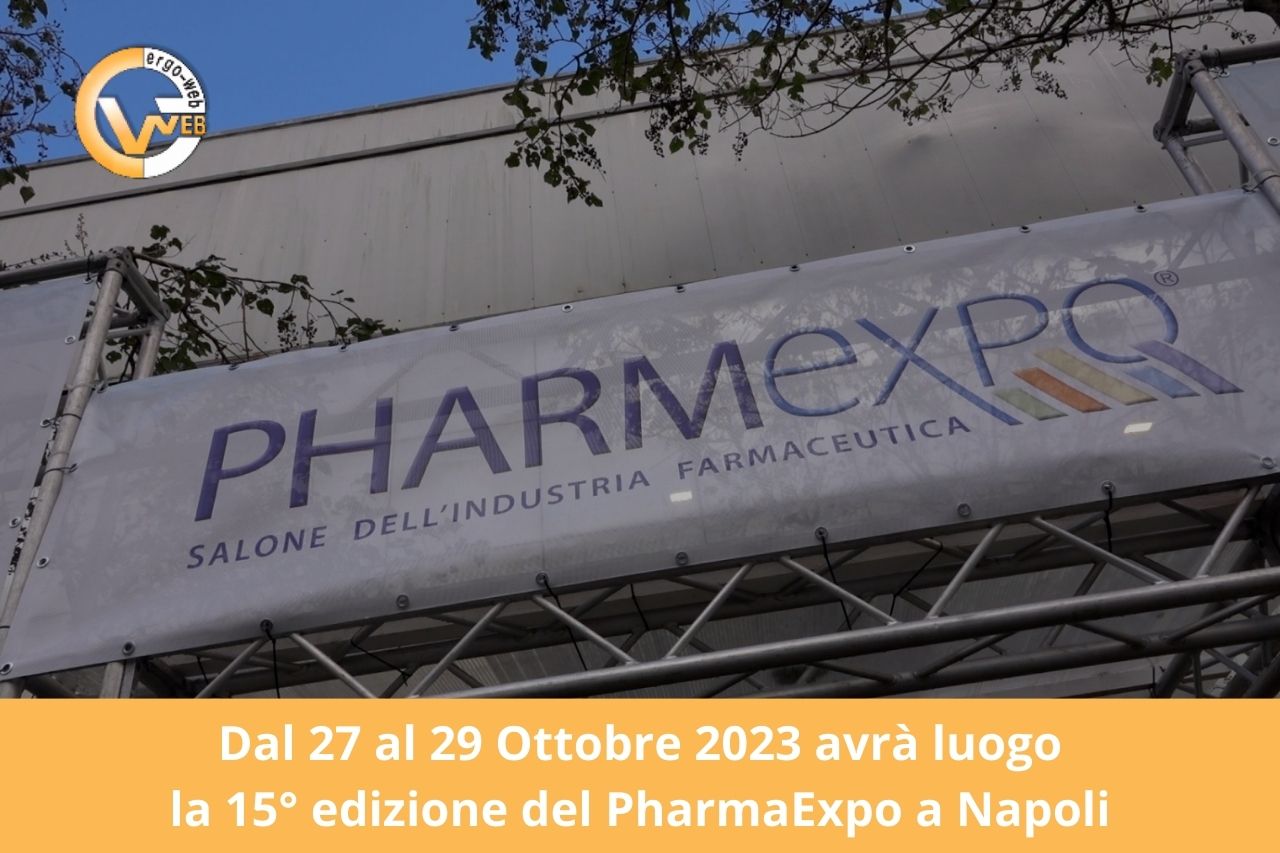 Dal 27 al 29 Ottobre 2023 avrà luogo la 15° edizione del PharmaExpo a Napoli